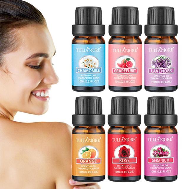 6pcs Aromatherapy Essential Oil Set Organic Sweet Fragrance Pure Aroma  Aromatherapy Oils For Diffuser Humidifiers Body Massage - AliExpress